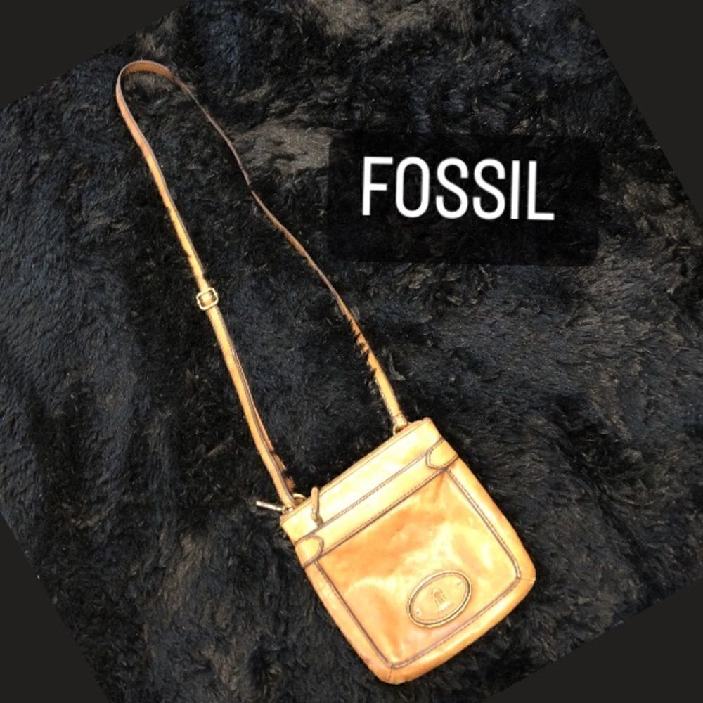 FOSSIL leather purse crossbody bag